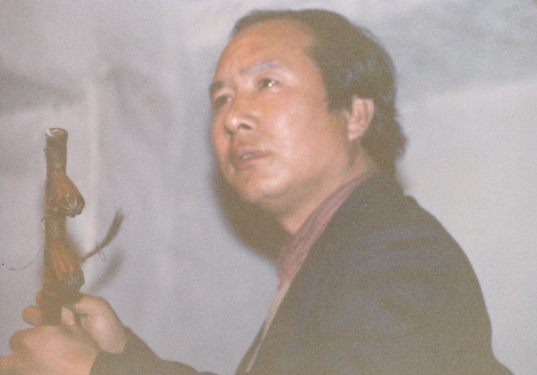Qian Qiming performing
